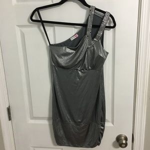 Body Central Silver Dress